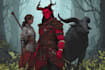 create dark fantasy illustrations and concept art