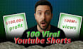 create 100 viral faceless youtube shorts automation channel management service