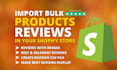 import bulk reviews in your shopify store