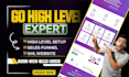 setup gohighlevel , sales funnel, CRM, pipelines, workflows