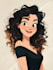 make a disney children cartoon illustration