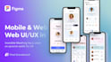 create figma app design, website UI UX design, UI UX design