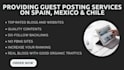 provide guest post on spain, mexico and chile sites