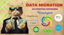 do data migration in quickbooks sage and others accounting software