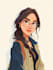 draw cute cartoon stylized portrait in style