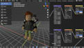 model 3d roblox charcater, vrchart, human model, tattooed charcater, dayz, ue5