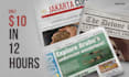design a creative vintage or modern newspaper layout