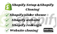 help shopify setup shopify store redesign shopify store cloning