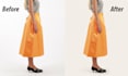 do professional model or product image shadow blend service