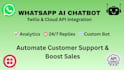 build an ai powered whatsapp chatbot with twilio or cloud API