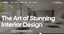build squarespace interior design website home styling minimalist website