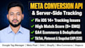 setup meta conversion API, facebook pixel, and GTM server side tracking