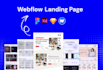 design webflow website and landing page figma to webflow