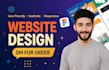 design modern figma website uiux and responsive landing page