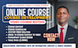 build online course training content, ppt avatar video, voice over video editing