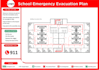 create professional emergency evacuation plan, safety plan, exit plan
