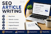 write professional niche articles with accurate references