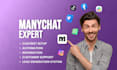 create and manage manychat chatbot, manychat automation, ai chatbot development