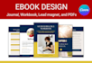 design workbook, ebook, lead magnet and pdf
