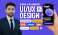 design custom UI UX design for website and mobile app in figma