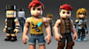make roblox 3d character model, roblox avatar design, npcs, anime, cartoony
