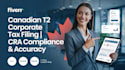file canadian t2 corporate tax filing with cra compliance