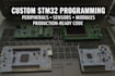 develop stm32 firmware and drivers