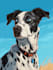 design a custom disney pet portrait illustration