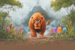 create professional cute animal digital art