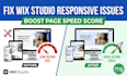 fix wix studio responsive issues and boost your page speed score