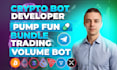 be build copy trading bot pumpfun bundle bot volume bot polymarket kalshi bot