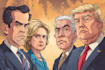make a political cartoon art