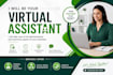 do data entry and virtual assistant tasks