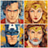 draw comic superhero pop art portraits
