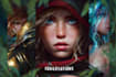 paint semi realistic fantasy art