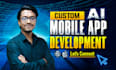 do app development, ai chatbot for ios mobile app and android app using flutter