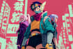 design anime character , cyberpunk character