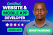 develop custom website web app convert website to app, ai mobile app development