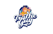 design modern traffic guy fun logo