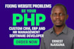 be your php, custom CRM software, erp and HR management software developer