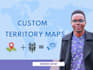 create territory maps for sales tracking and franchises