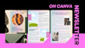 design a professional email newsletter