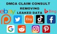 remove infringing defaming leaked copyright harassing negative harmful post,dmca