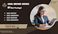 draft legal contracts and documents