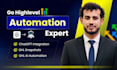 be your gohighlevel automation, ghl snapshots and chatgpt integration