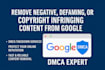 remove negative and damaging links from google