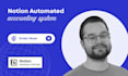 set up a financial accounting system in notion