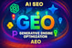 provide ai SEO , GEO optimization with aeo and generative engine optimization