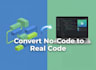 convert no code or vibe websites to scalable production code