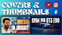 design youtube thumbnails and social media covers